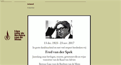 Desktop Screenshot of ligarechtenvandemens.nl